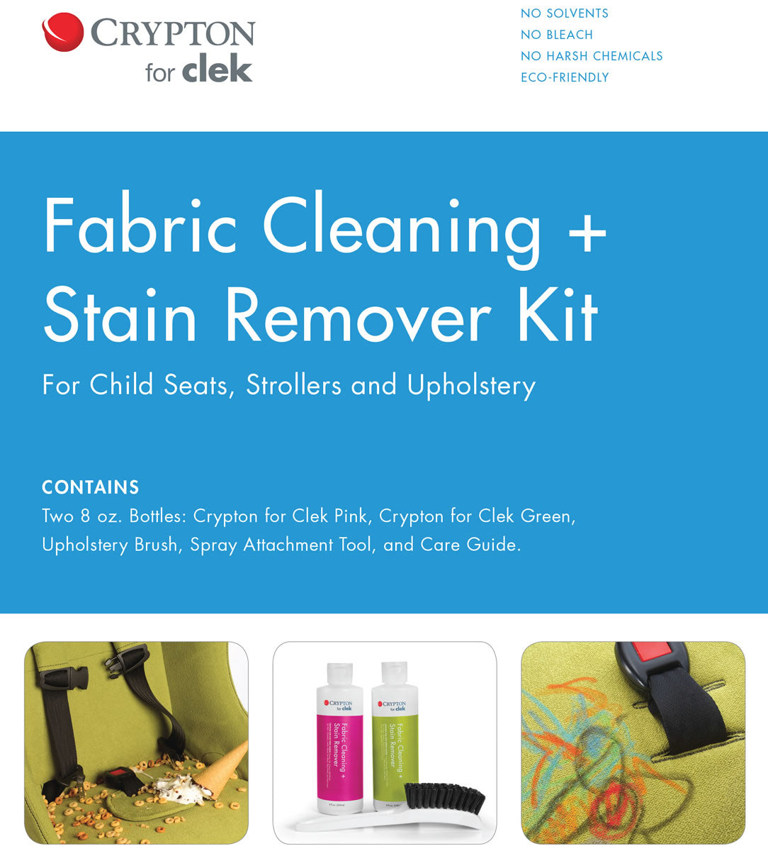 Clek Fabric Cleaning + Stain Remover Kit