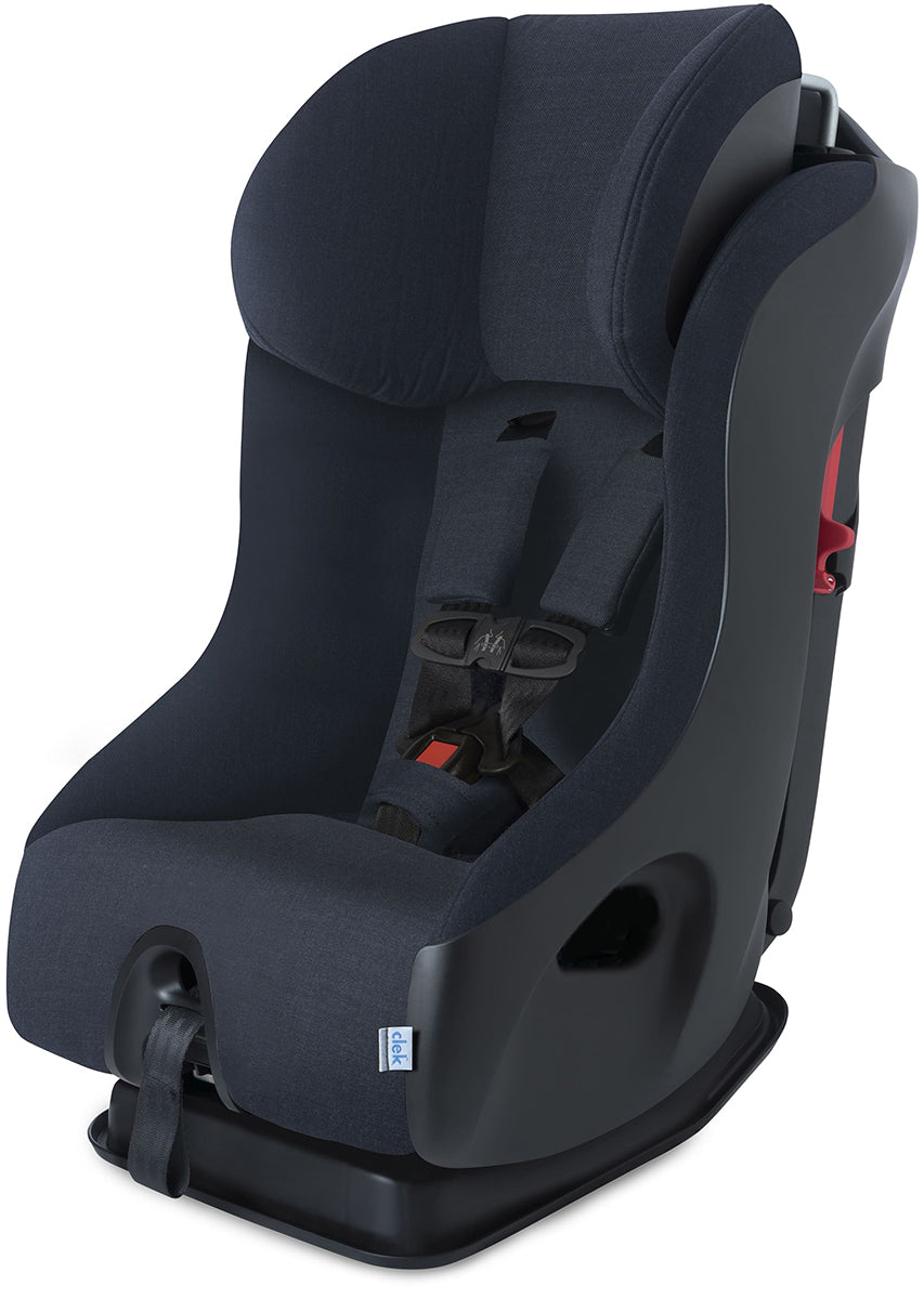 Clek Fllo Narrow Convertible Car Seat with Anti-Rebound Bar - Mammoth (Merino wool + TENCEL Blend)