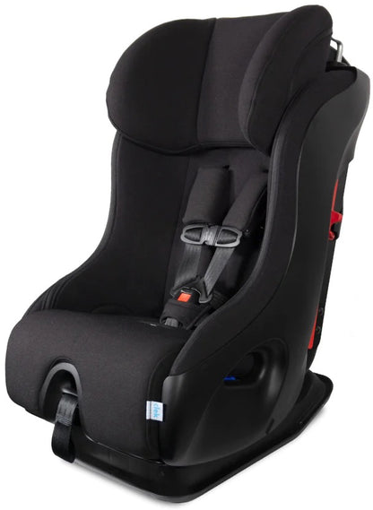 Clek Fllo Narrow Convertible Car Seat with Anti-Rebound Bar - Railroad Ziip (Flame Retardant Free)