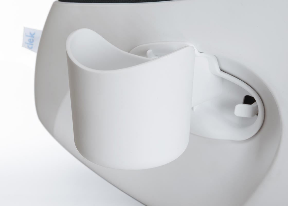 Clek Foonf & Fllo Drink Thingy Car Seat Cup Holder - White