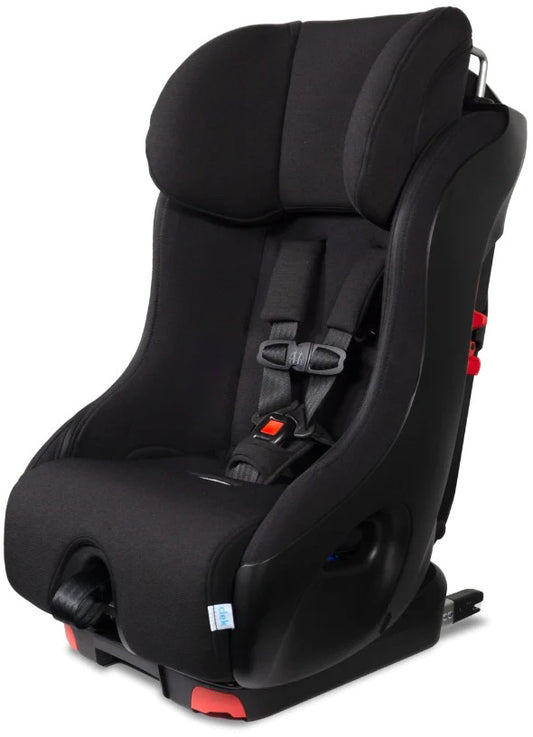 Clek Foonf Narrow Convertible Car Seat with Anti-Rebound Bar - Railroad Ziip  (Flame Retardant Free)