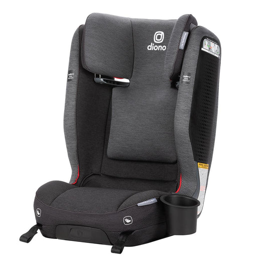 Diono Monterey 6XT SafePlus High Back Belt Positioning Booster Car Seat - Gray Slate