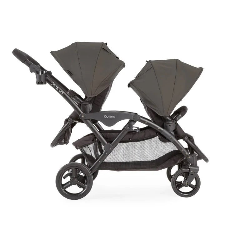 Contours Options V2 Double Stroller - Greige