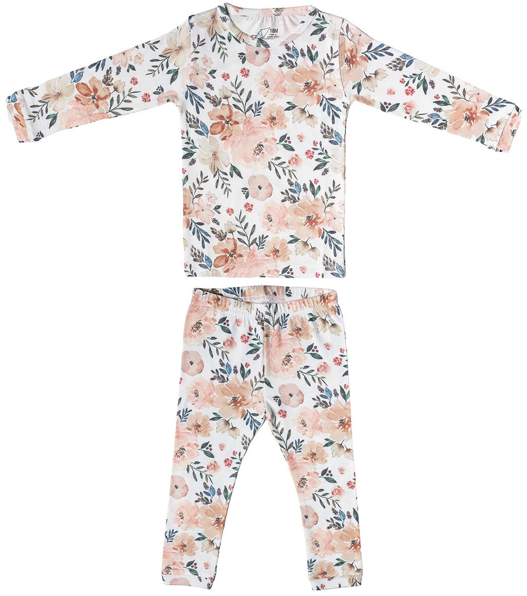 Copper Pearl 2 Piece Long Sleeve Pajamas - Autumn, 12M