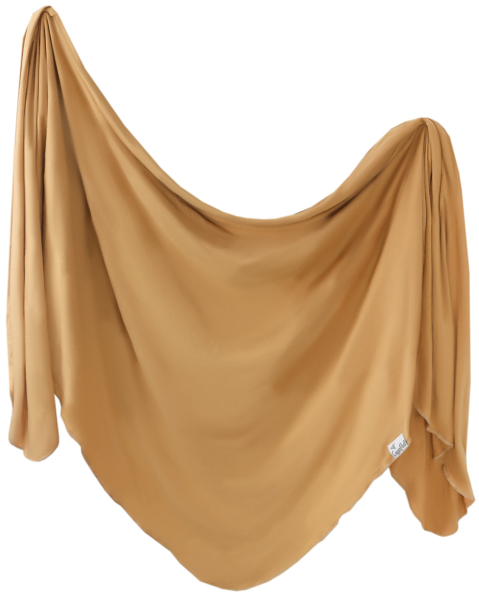 Copper Pearl Knit Swaddle Blanket - Dune