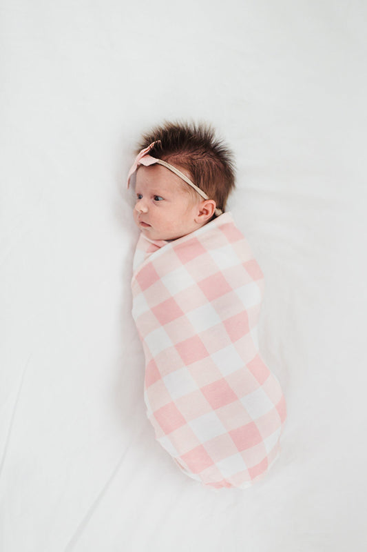 Copper Pearl Knit Swaddle Blanket - London Single