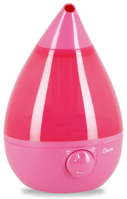 Crane Cool Mist Drop Shape Humidifier - Pink