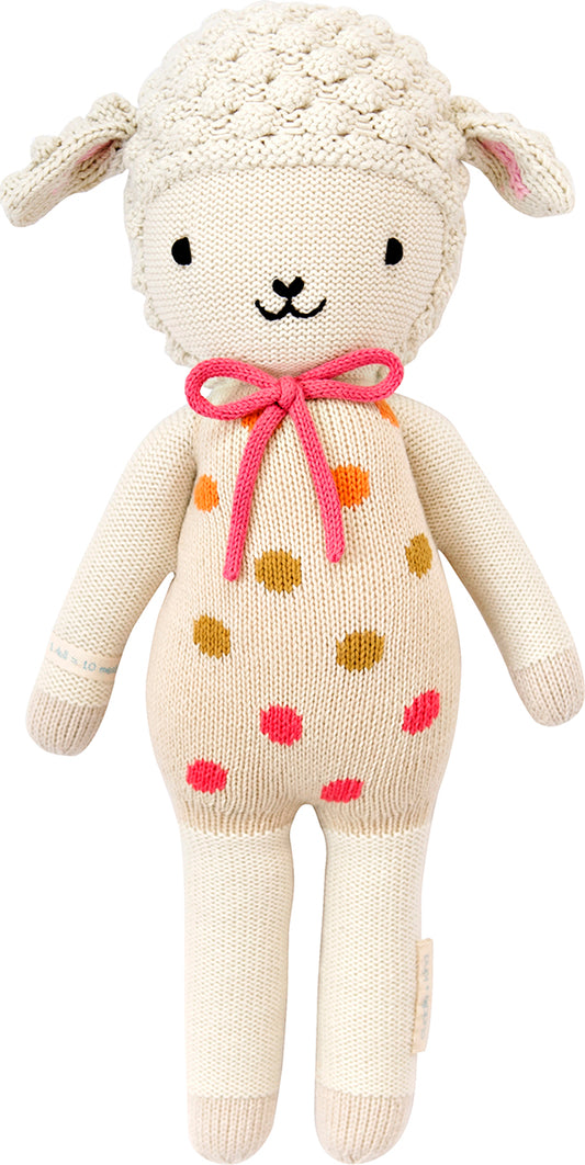 Cuddle+Kind Hand Knit Doll - Mini Lucy the Lamb, 13"