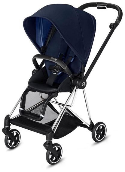 Cybex Mios 2 Complete Stroller - Chrome/Black/Indigo Blue