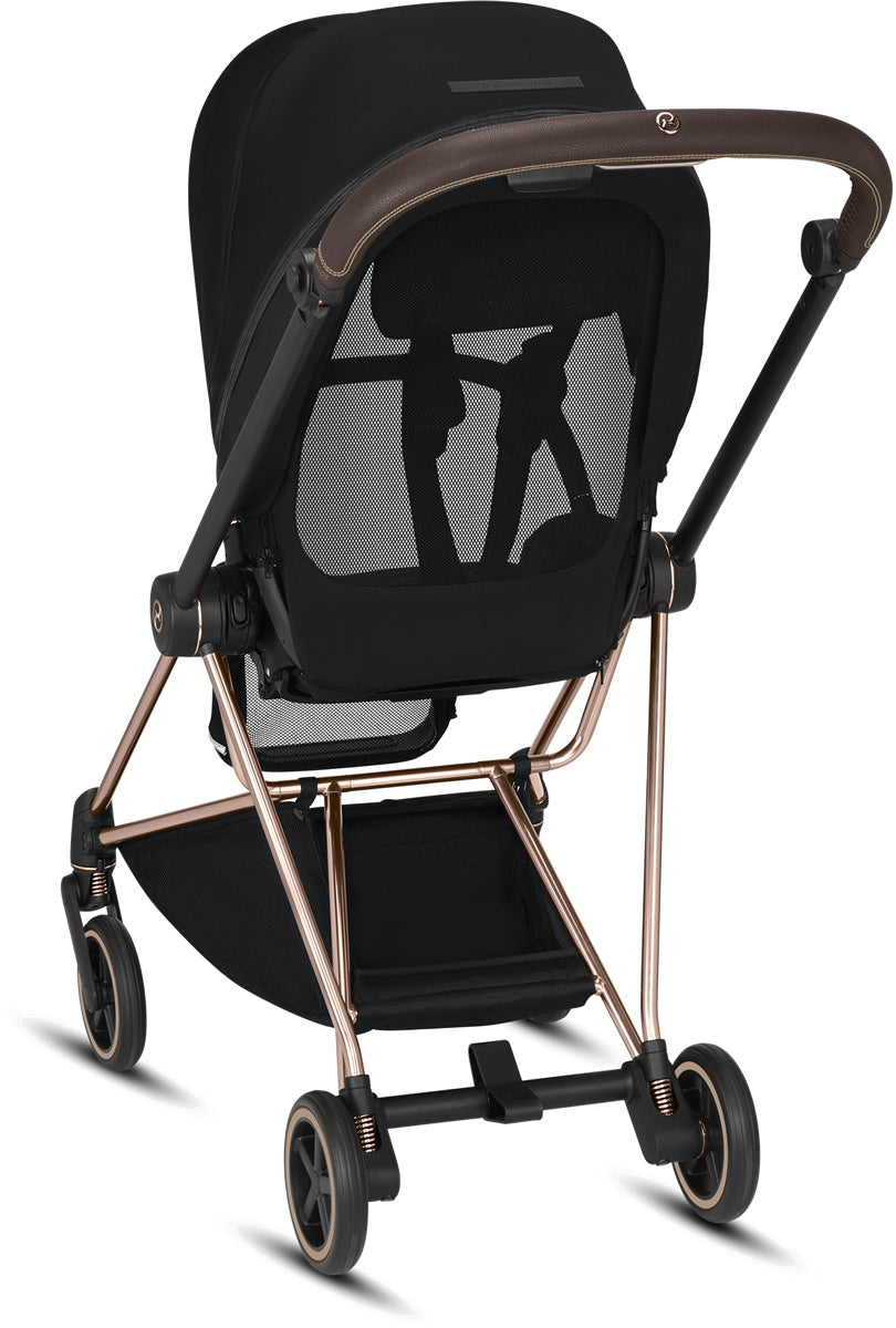 Cybex Mios 2 Complete Stroller - Matte Black/Fancy Pink