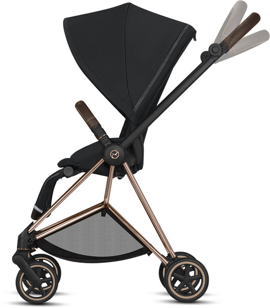 Cybex Mios 2 Complete Stroller - Chrome/Black/Fancy Pink