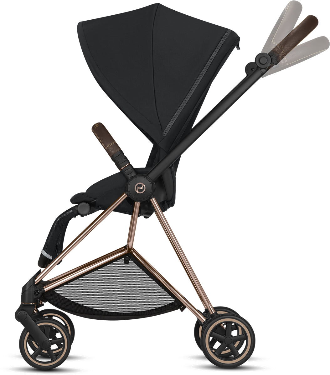 Cybex Mios 2 Complete Stroller - Matte Black/Fancy Pink