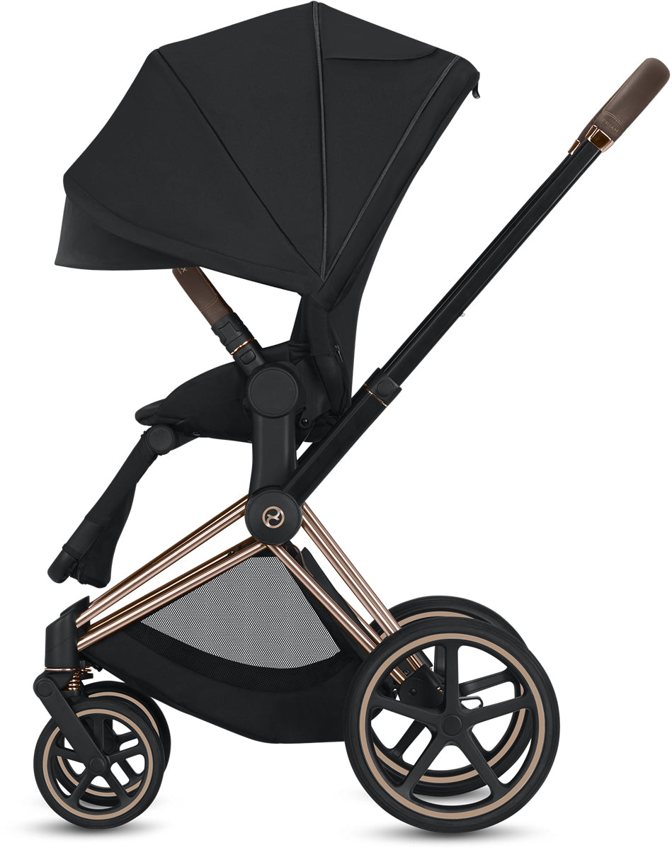 Cybex Priam 3 Complete Stroller - Matte Black/Indigo Blue