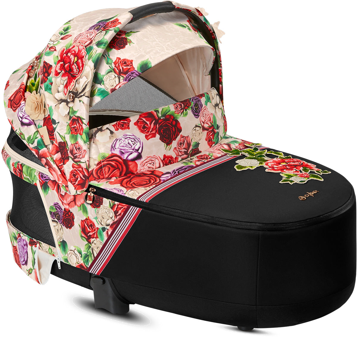 Cybex Priam Lux Carry Cot - Spring Blossom Light