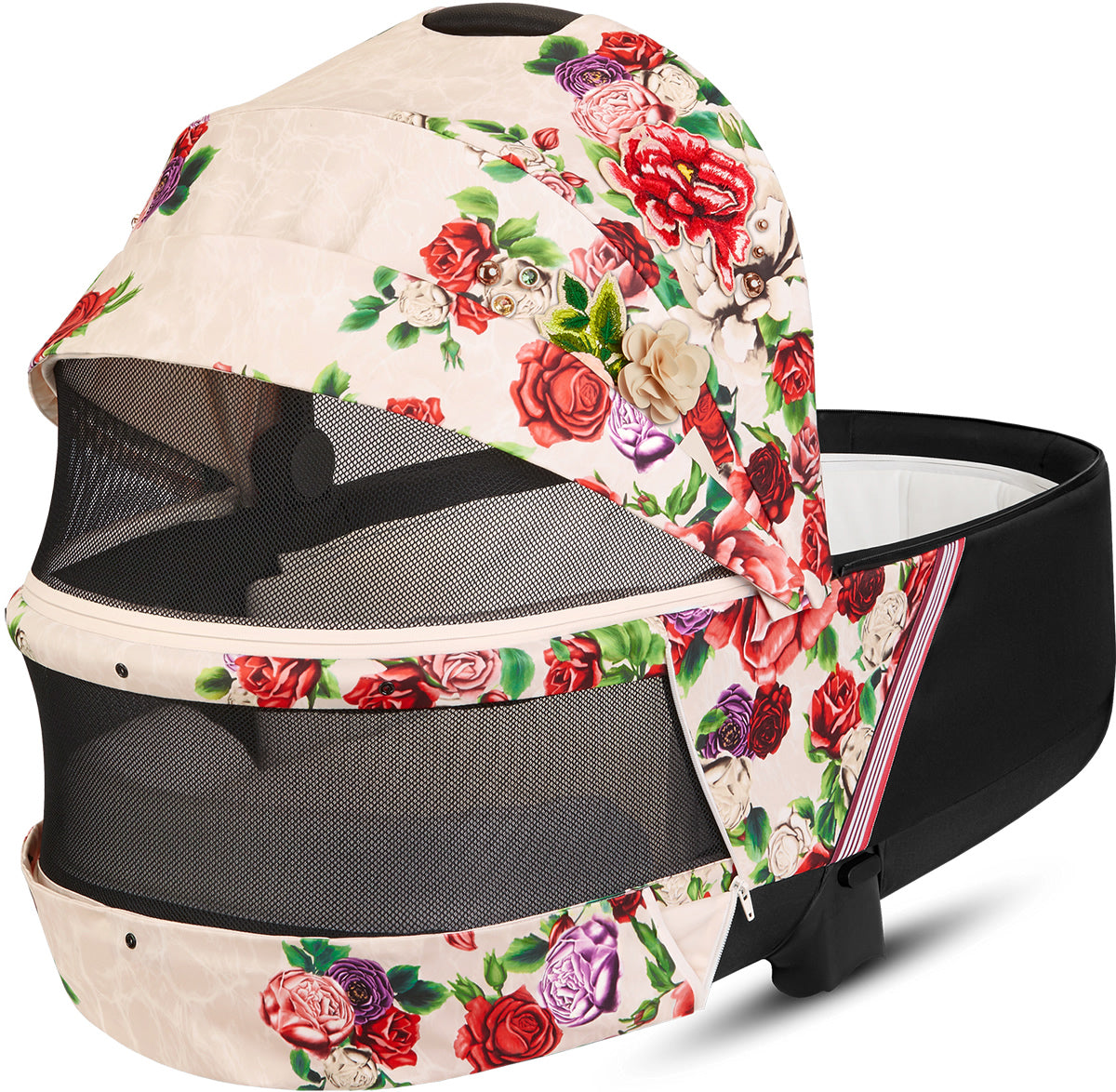 Cybex Priam Lux Carry Cot - Spring Blossom Light