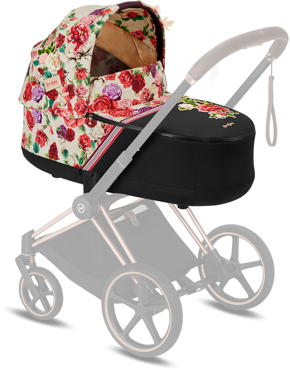 Cybex Priam Lux Carry Cot - Spring Blossom Light