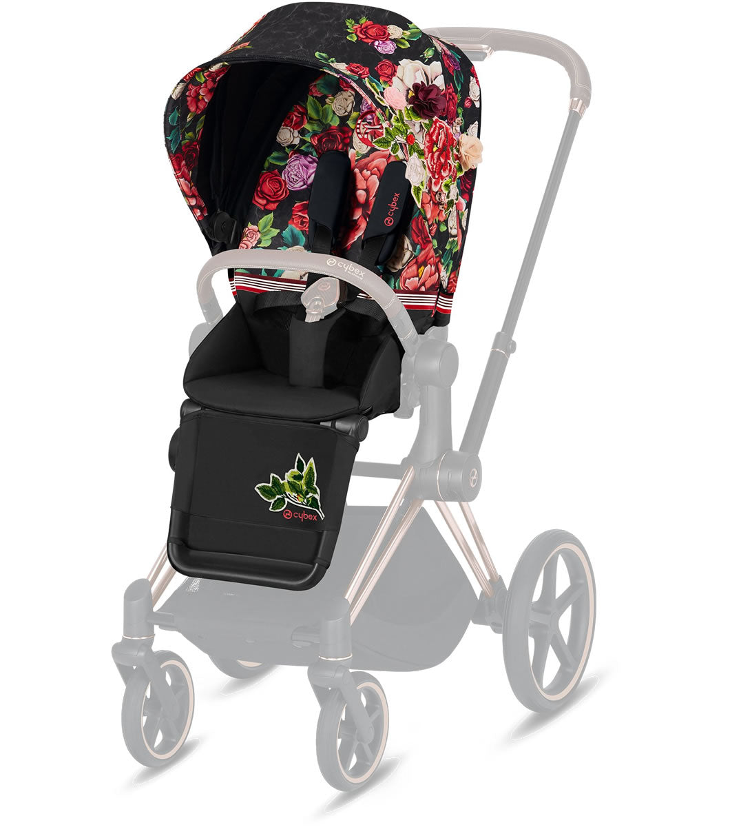 Cybex Priam 3 Seat Fabric - Spring Blossom Dark