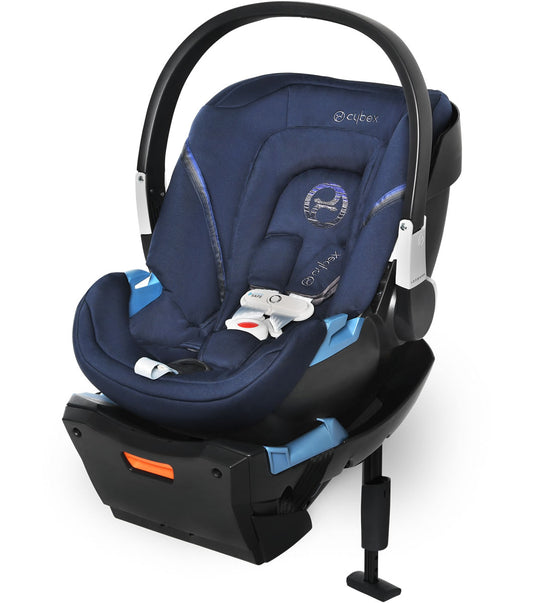 Cybex Aton 2 SensorSafe Lightweight Infant Car Seat with Load Leg - Denim Blue