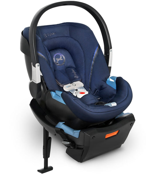 Cybex Aton 2 SensorSafe Lightweight Infant Car Seat with Load Leg - Denim Blue