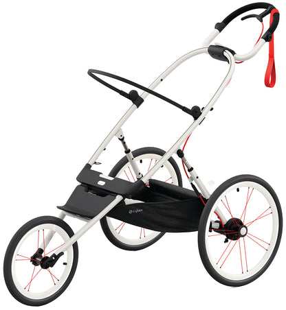 Cybex AVI Jogging Stroller Frame - Cream with Orange Details