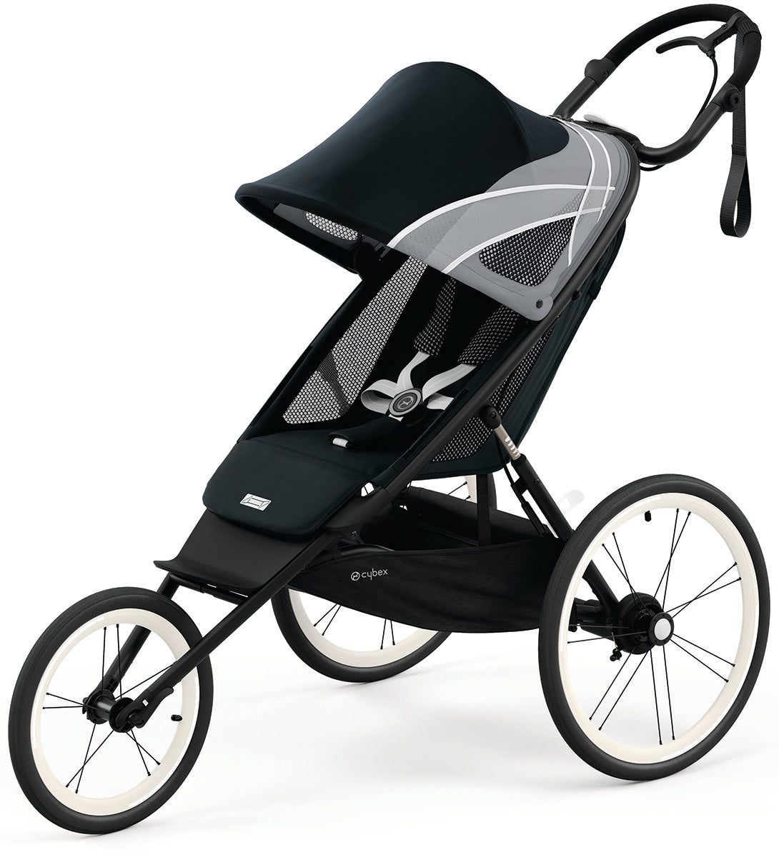 Cybex AVI Jogging Stroller (One Box) - All Black