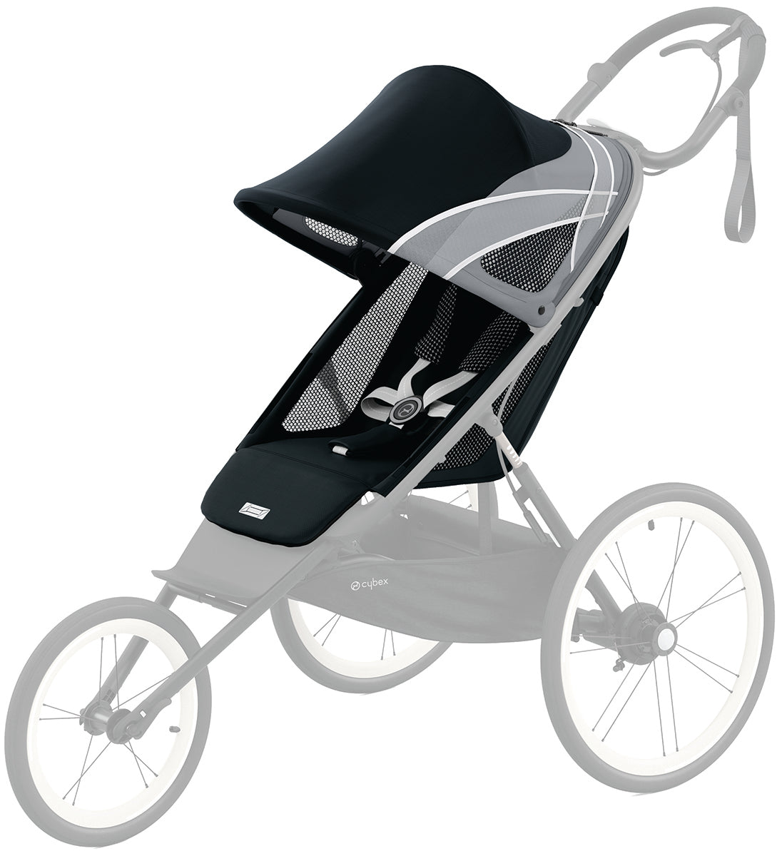 Cybex AVI Jogging Stroller Seat Pack - All Black