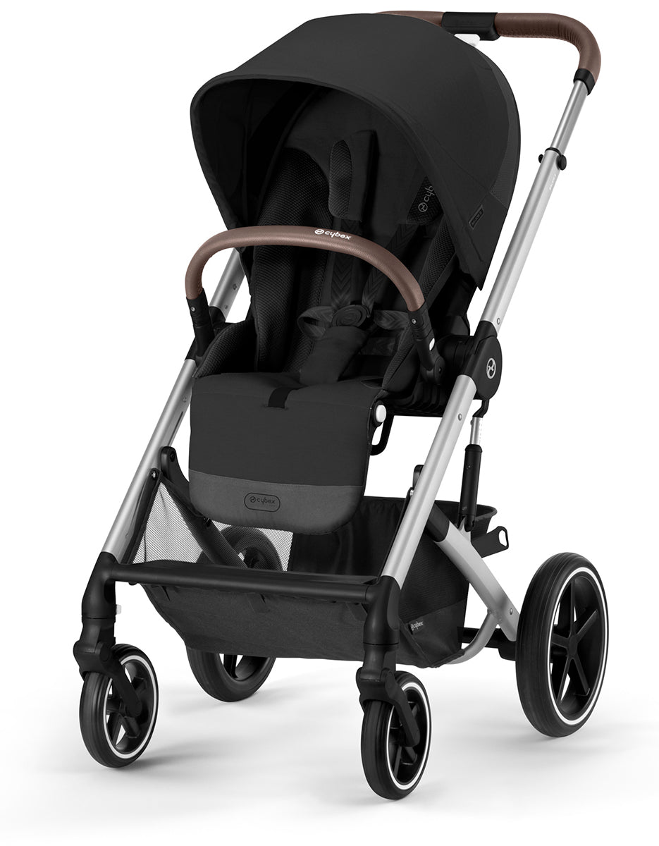 Cybex Balios S Lux 2 Stroller - Silver Frame / Moon Black