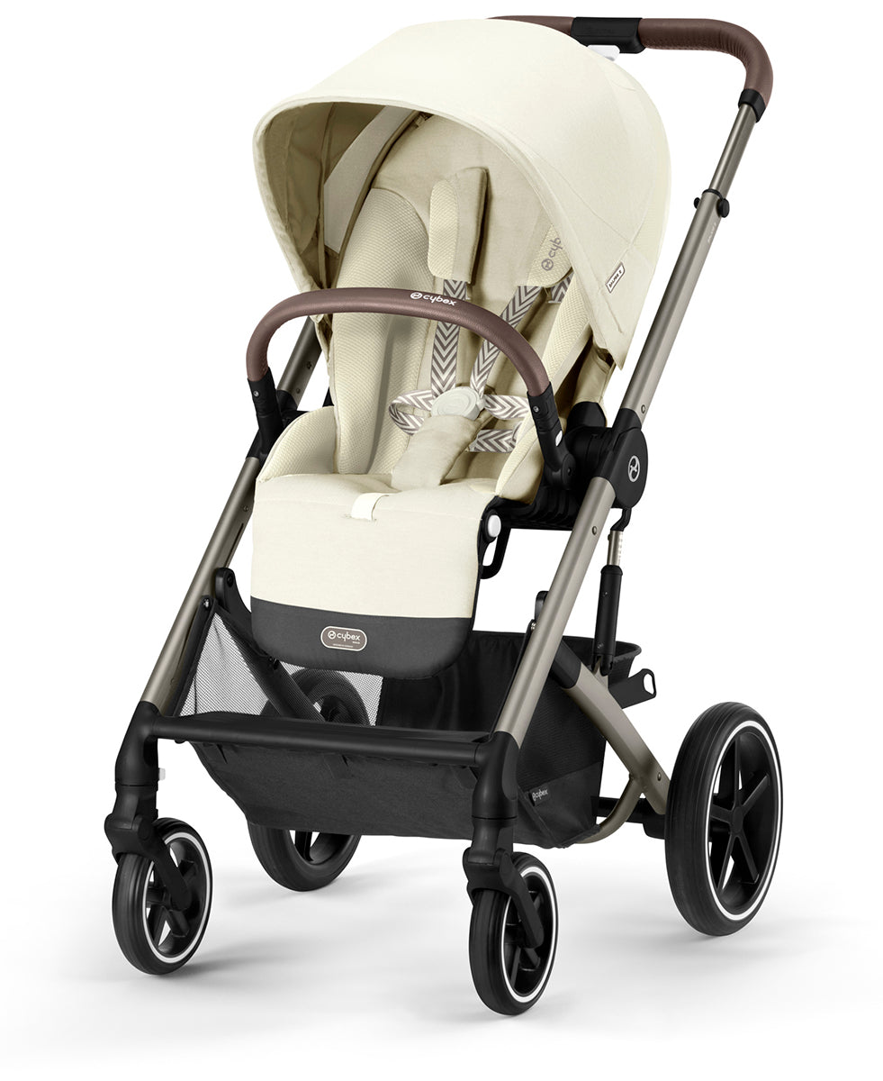 Cybex Balios S Lux 2 Stroller - Taupe Frame / Seashell Beige