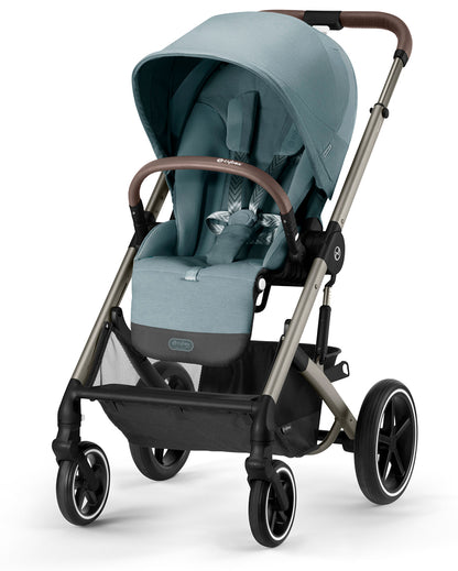 Cybex Balios S Lux 2 Stroller - Taupe Frame / Sky Blue