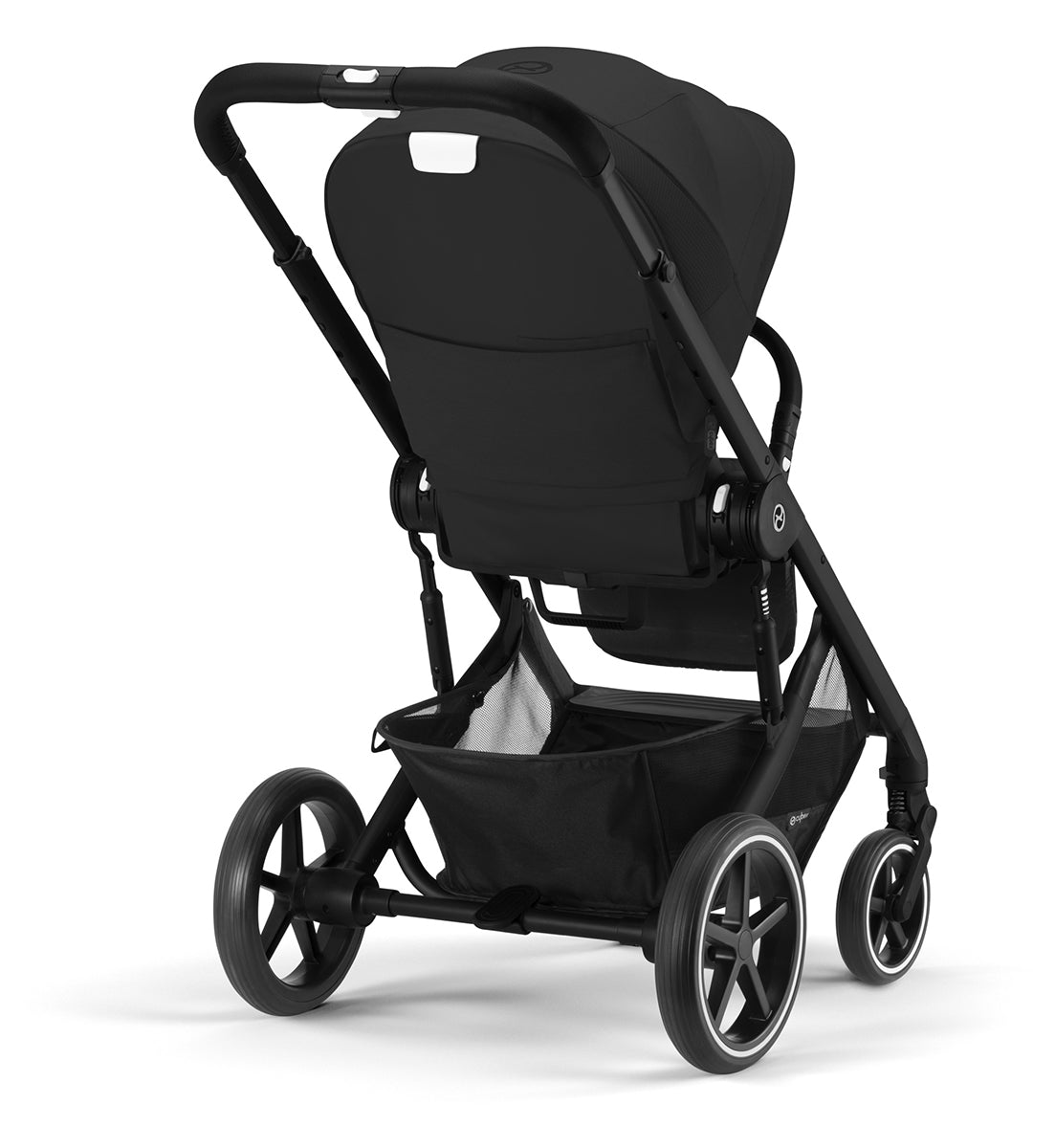 Cybex Balios S Lux Full Size Stroller + Cot S Bassinet Bundle (One Box) - All Black