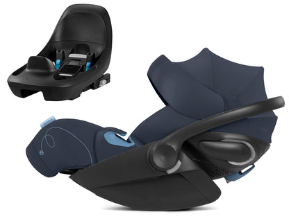 Cybex Cloud G Basic Comfort Extend Reclining Infant Car Seat with Anti-Rebound Bar - Ocean Blue