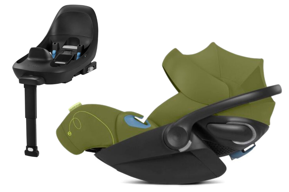 Cybex Cloud G Lux SensorSafe Comfort Extend Reclining Infant Car Seat - Nature Green