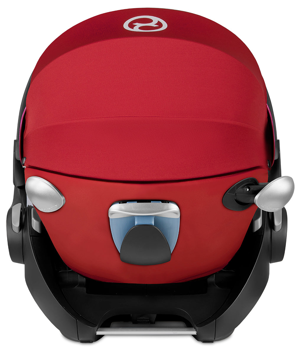 Cybex Cloud Q SensorSafe Reclining Infant Car Seat - Petticoat Red by Jeremy Scott