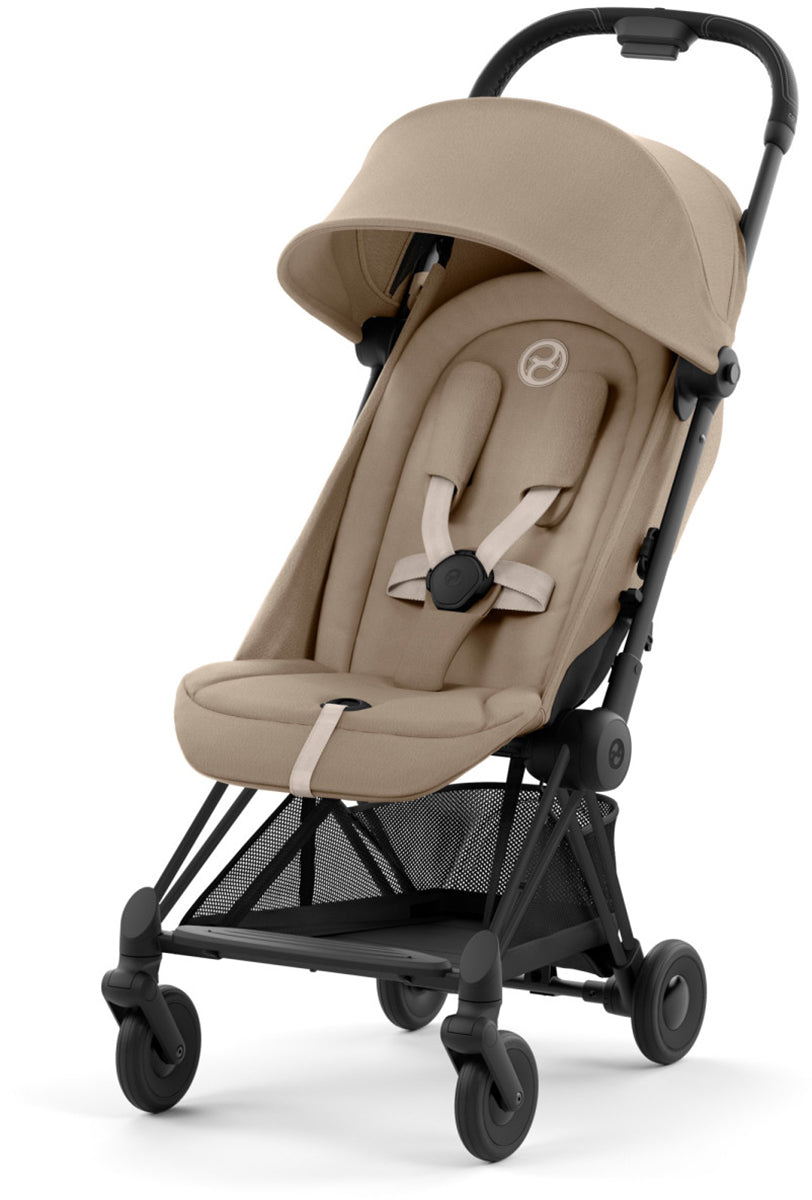 Cybex COYA Compact Stroller - Matte Black / Cozy Beige