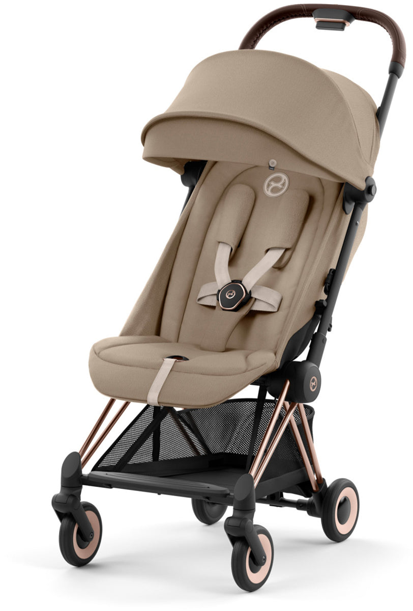 Cybex COYA Compact Stroller - Rose Gold / Cozy Beige