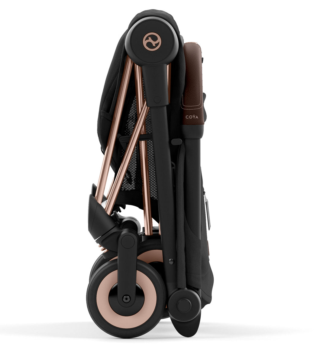 Cybex COYA Compact Stroller - Rose Gold / Sepia Black