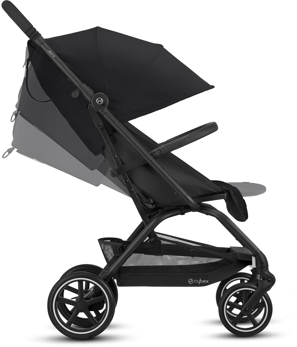 Cybex Eezy S+ 2 Compact Stroller - Deep Black / Black