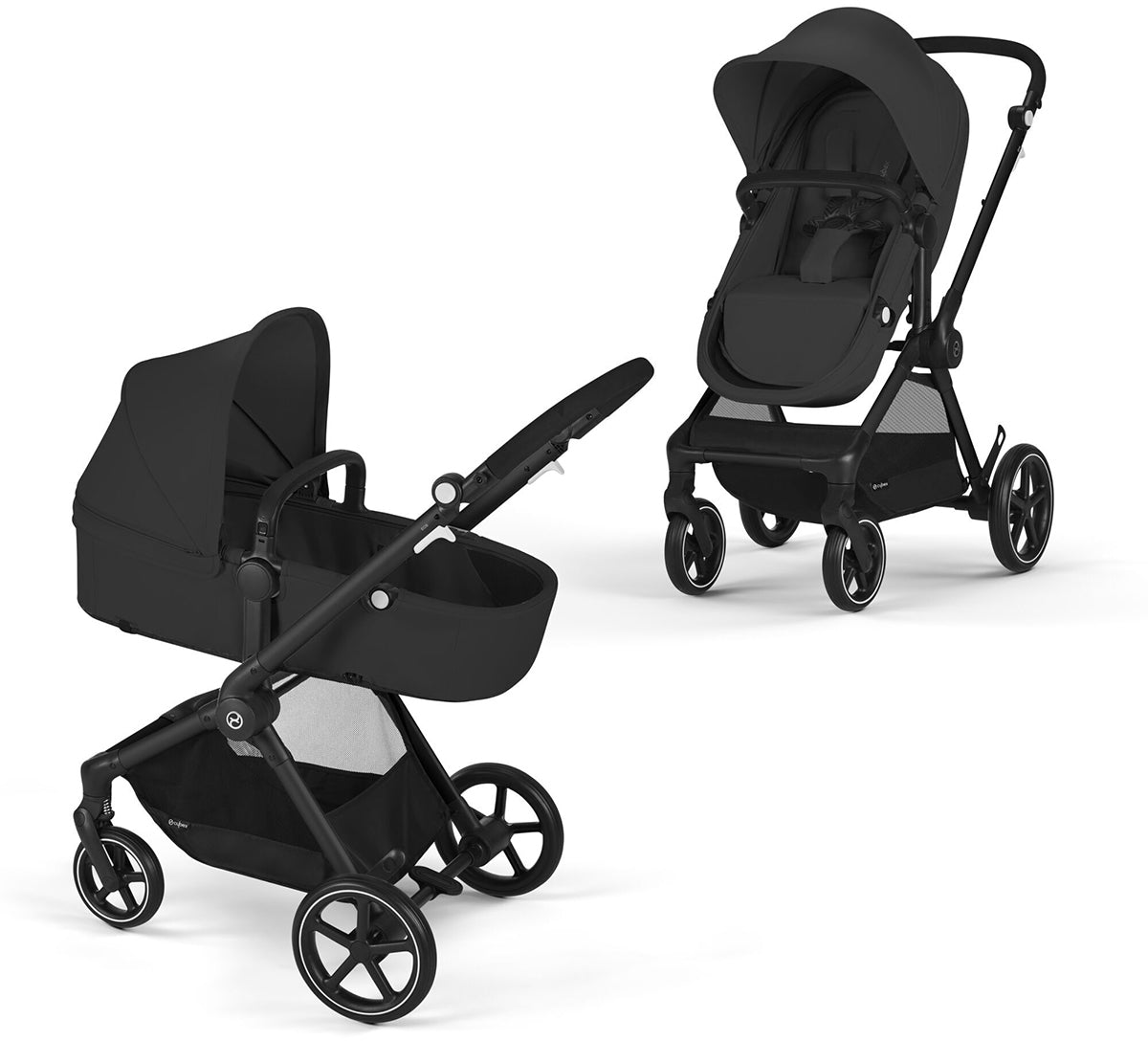 Cybex EOS 2-in-1 Stroller - Moon Black