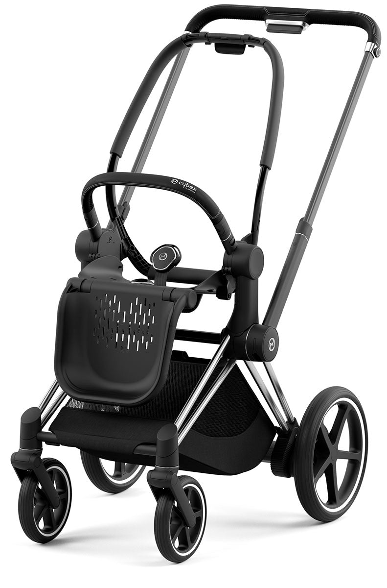 Cybex ePriam 2 Stroller Frame - Chrome / Black