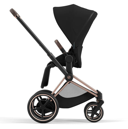 Cybex ePriam 2 Stroller (One Box) - Rose Gold / Brown / Deep Black