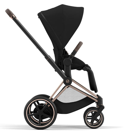 Cybex ePriam 2 Stroller (One Box) - Rose Gold / Brown / Deep Black