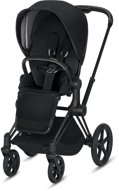 Cybex ePriam Stroller - Matte Black/Black