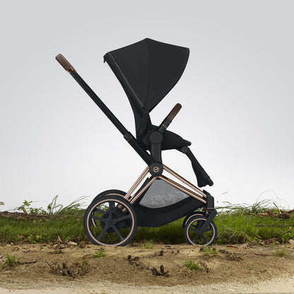 Cybex ePriam Stroller - Rose Gold/Manhattan Grey