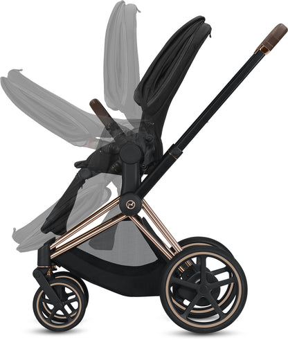 Cybex ePriam Stroller - Matte Black/Black