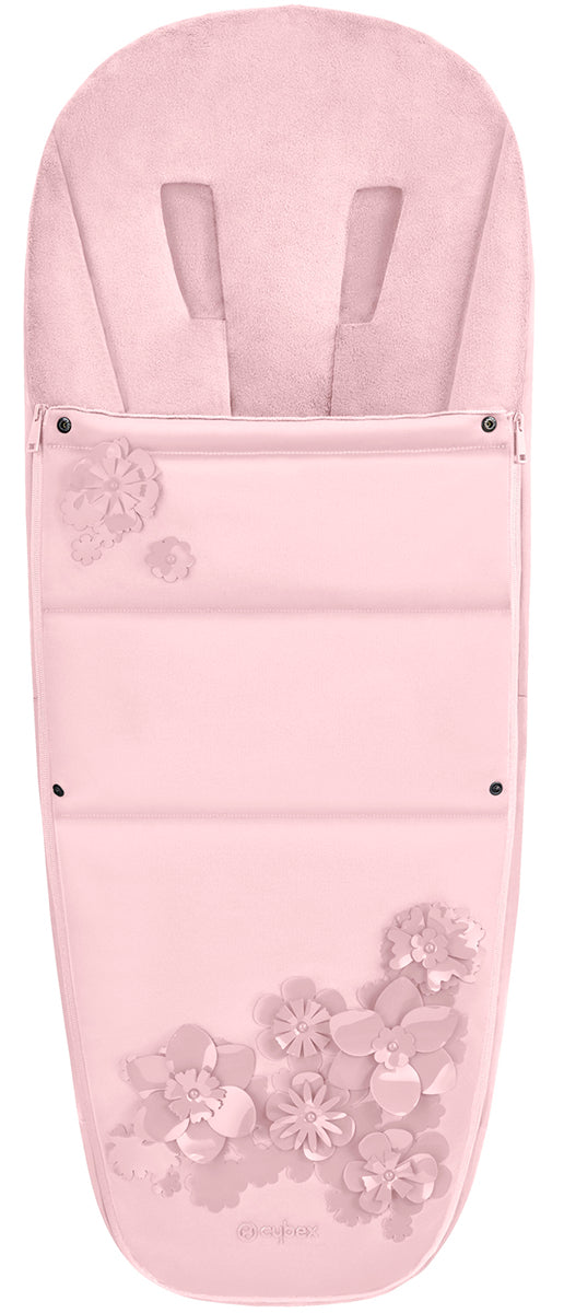 Cybex Footmuff - Simply Flowers - Pale Blush