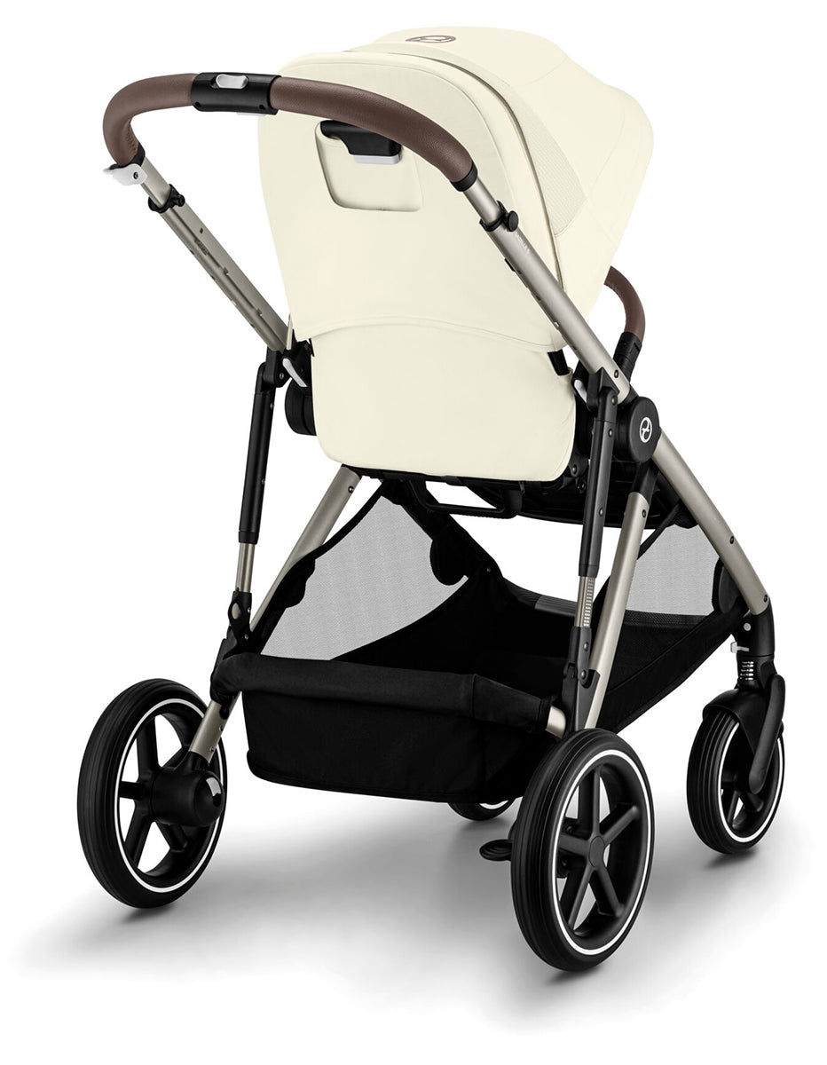 Cybex Gazelle S 2 Single-to-Double Stroller - Taupe Frame / Seashell Beige