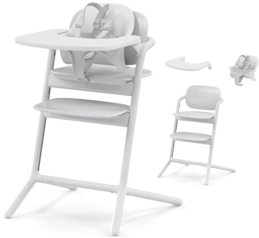 Cybex LEMO 2 High Chair 3-in-1 Set - All White