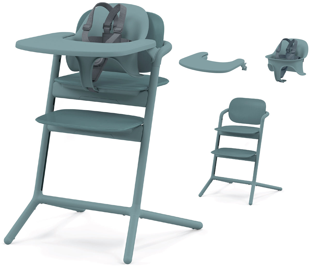 Cybex LEMO 2 High Chair 3-in-1 Set - Stone Blue