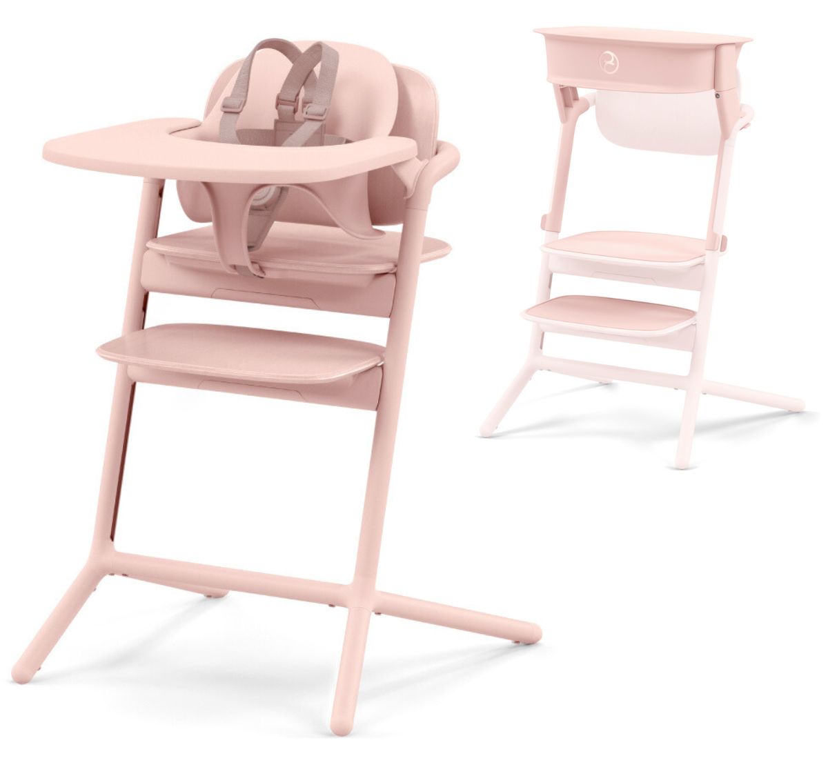 Cybex LEMO 2 High Chair Set + Learning Tower Bundle - Pearl Pink