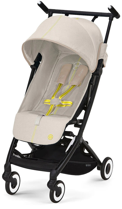 Cybex Libelle 2 Compact Stroller - Seashell White / Light Beige